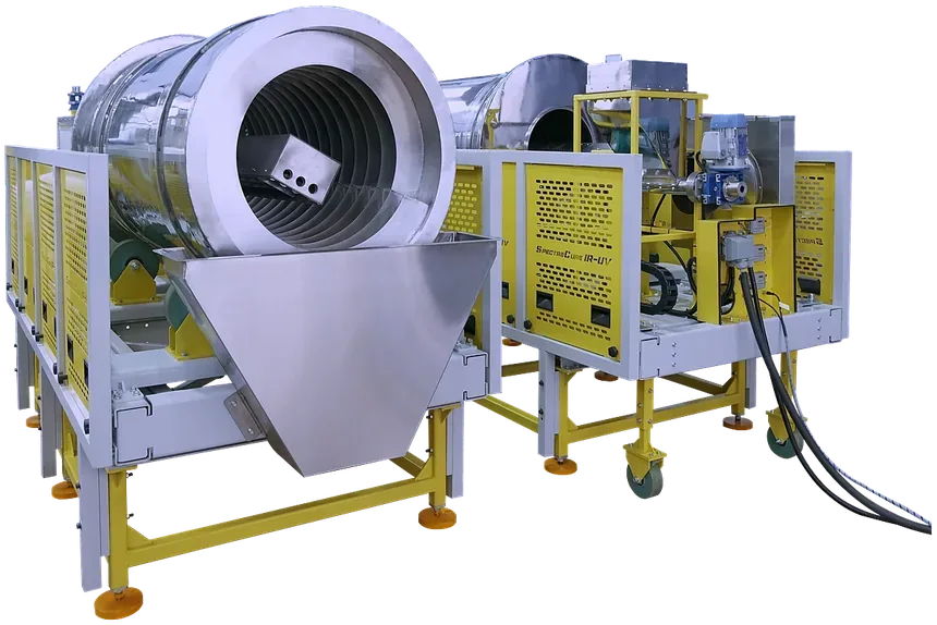SpectraCure IR-UV rotary drum machine